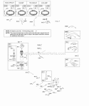 Controls Electric Starter Governor Spring Ignition Diagram and Parts List for 31Q777-0036-E1  Briggs and Stratton Engine